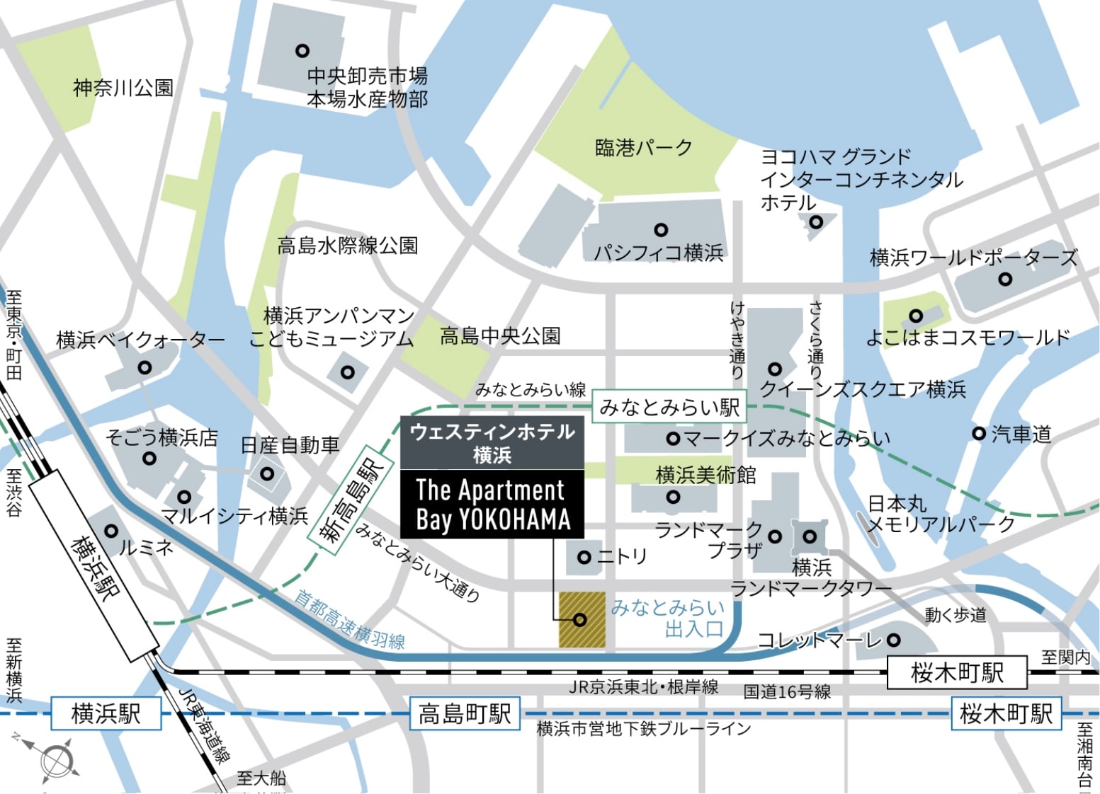 map アパートメントベイ横浜